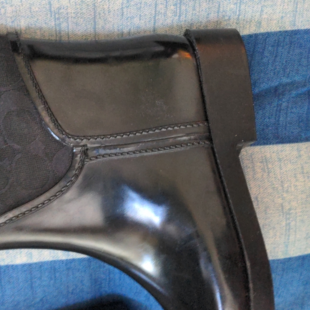 Coach Black tristee rain boots - Picture 5 of 7
